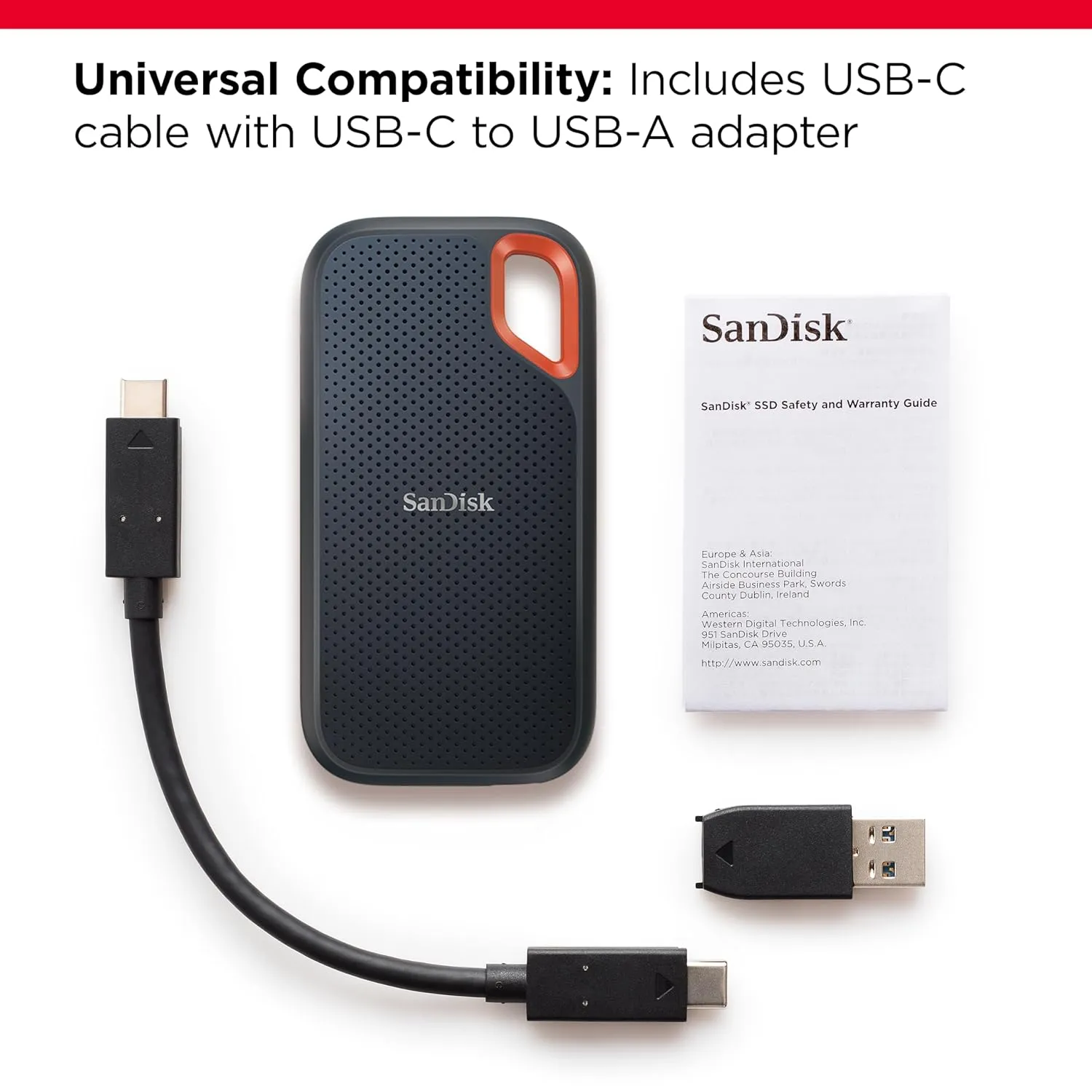 Sandisk External SSD 2TB E61 (With Type-C and USB 3.2) view 3